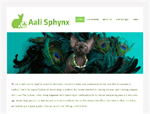 Tablet Screenshot of aalisphynx.com